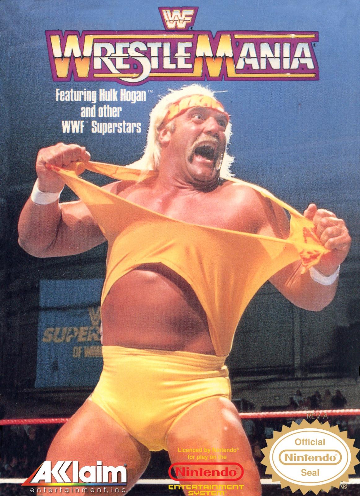 Sizzlin Games - WWF Wrestlemania - Video Game - NES