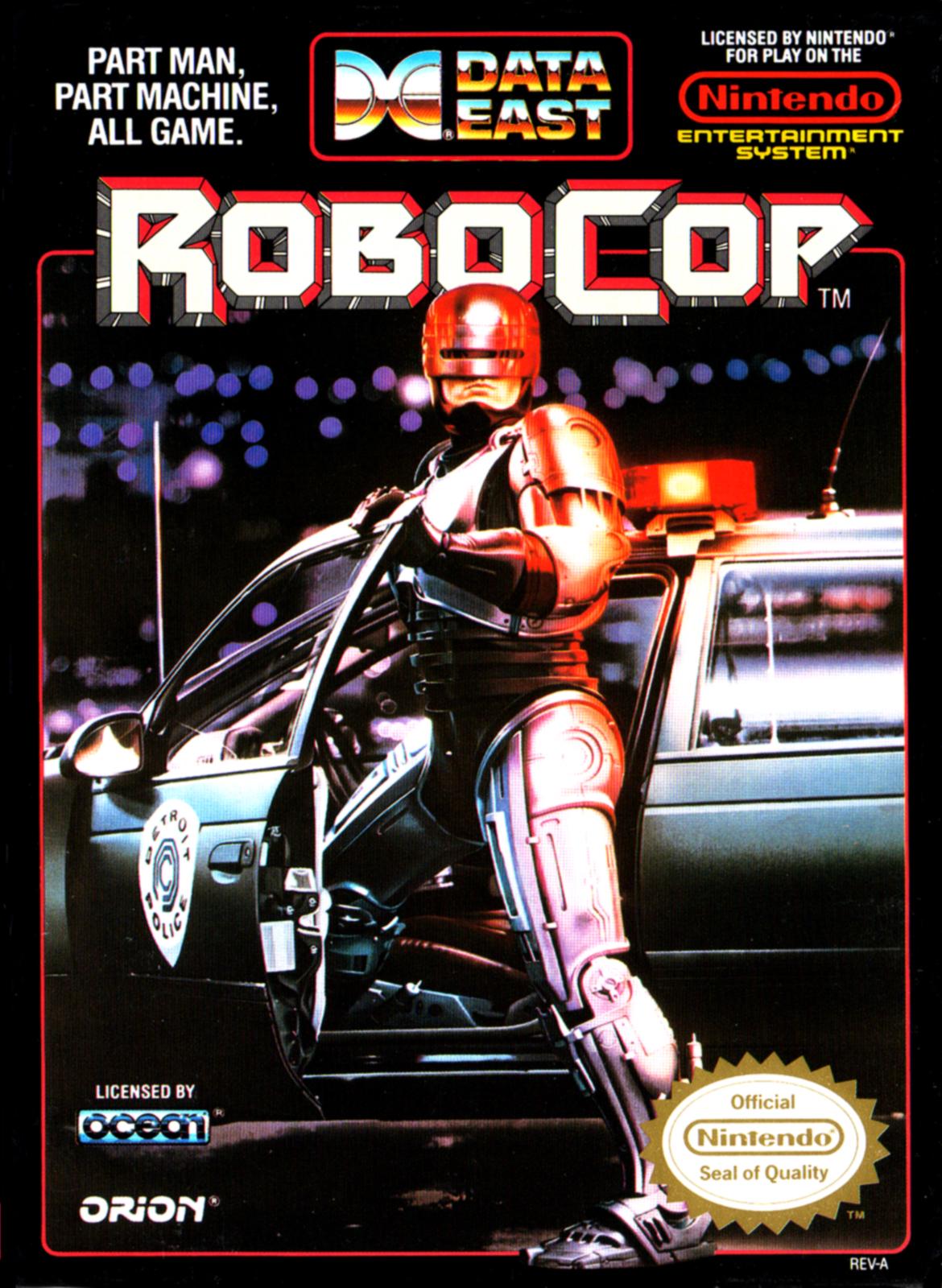 Sizzlin Games - RoboCop - Video Game - NES