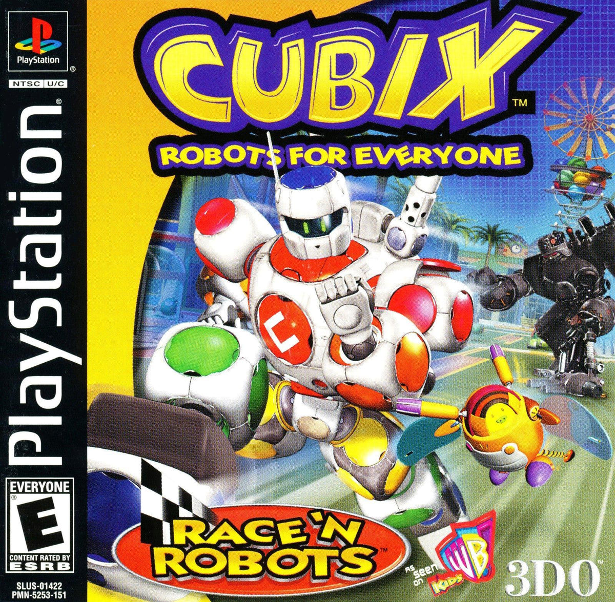 Sizzlin Games - Cubix Robots for Everyone Race N Robots - Video Game - Playstation