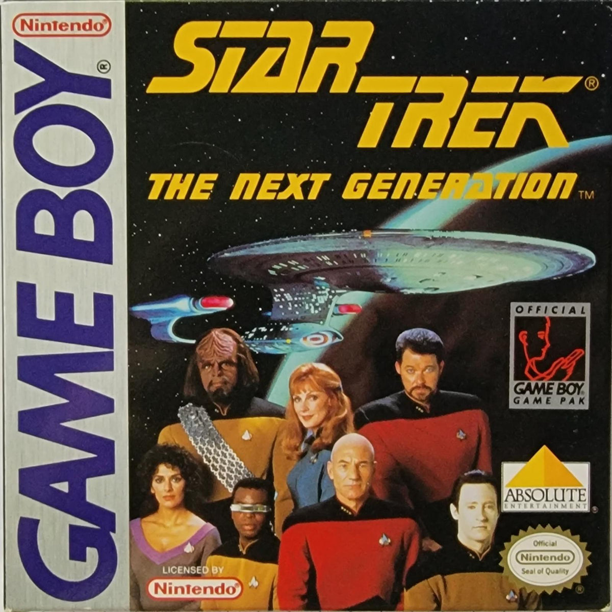 Sizzlin Games - Star Trek the Next Generation - Video Game - GameBoy