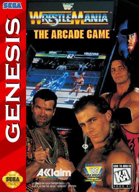 Sizzlin Games - WWF Wrestlemania Arcade Game - Video Game - Sega Genesis