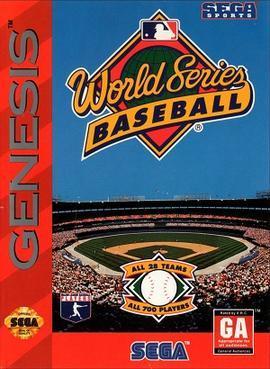 Sizzlin Games - World Series Baseball - Video Game - Sega Genesis