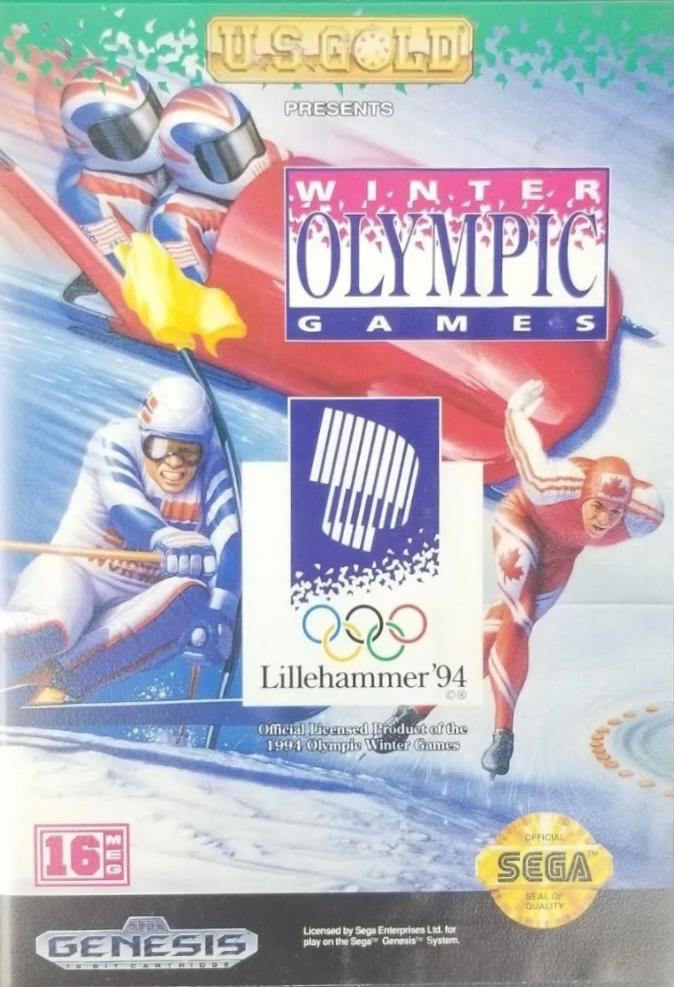 Sizzlin Games - Winter Olympic Games Lillehammer 94 - Video Game - Sega Genesis