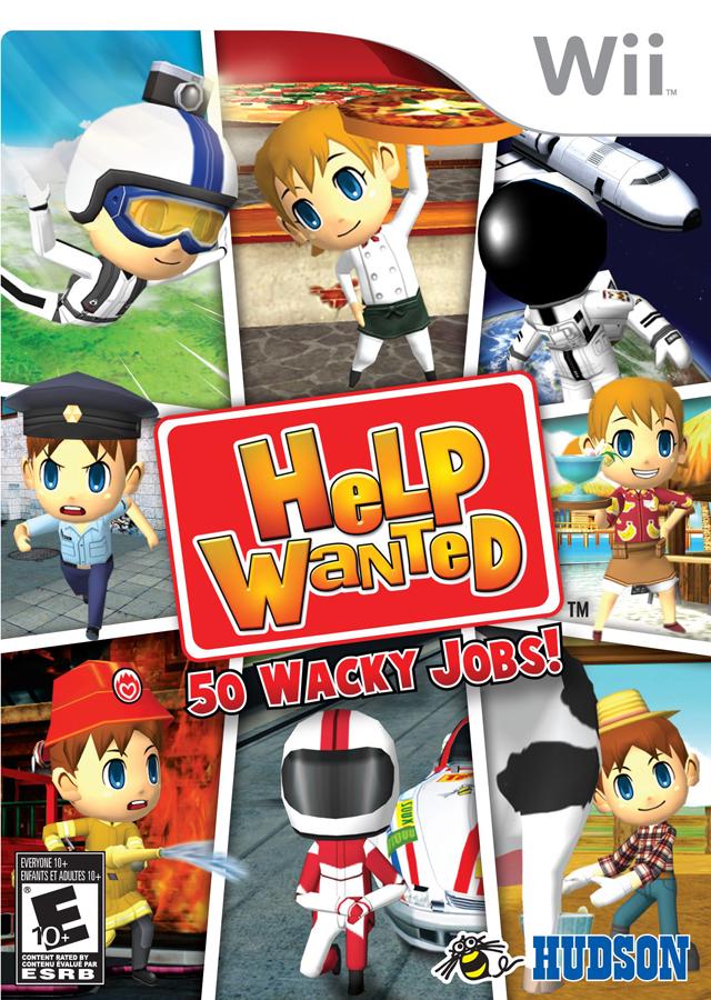 Sizzlin Games - Help Wanted: 50 Wacky Jobs - Video Game - Wii