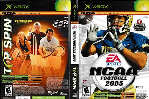 Sizzlin Games - NCAA Football 2005 Top Spin Combo - Video Game - Xbox