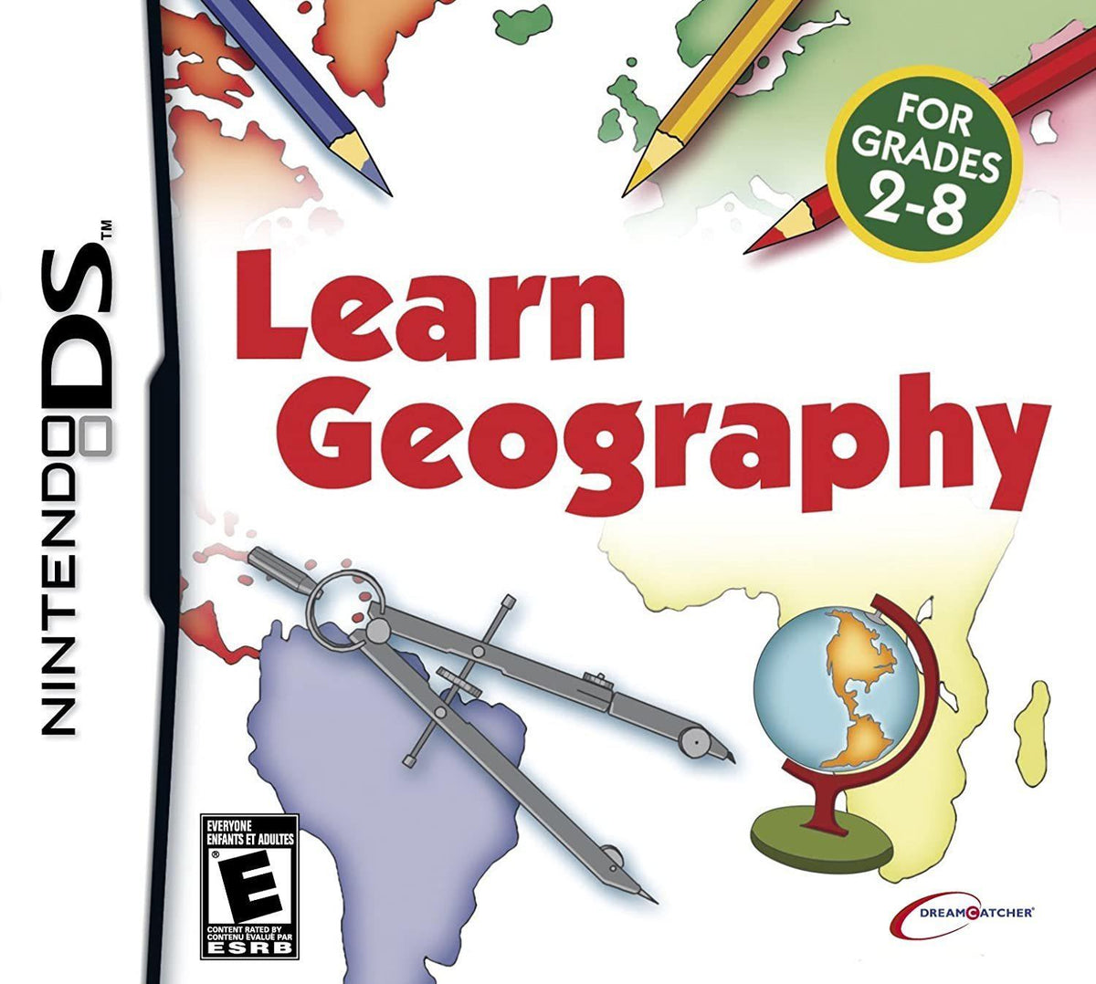 Sizzlin Games - Learn Geography - Video Game - Nintendo DS
