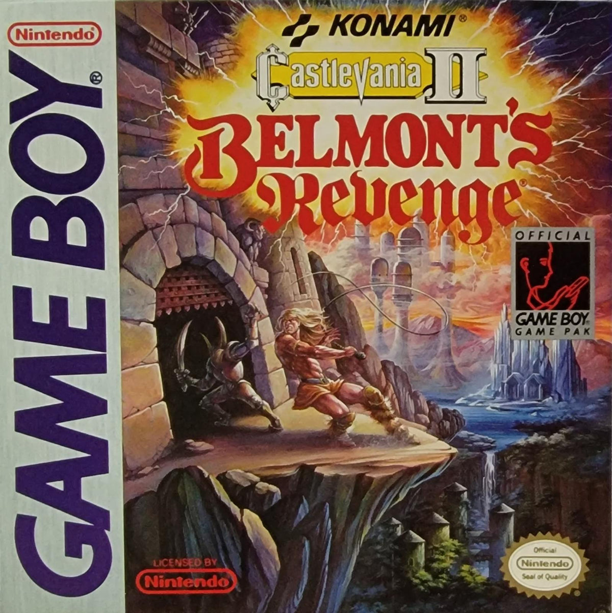 Sizzlin Games - Castlevania II Belmont's Revenge - Video Game - GameBoy