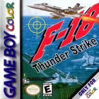 Sizzlin Games - F-18 Thunder Strike - Video Game - GameBoy Color