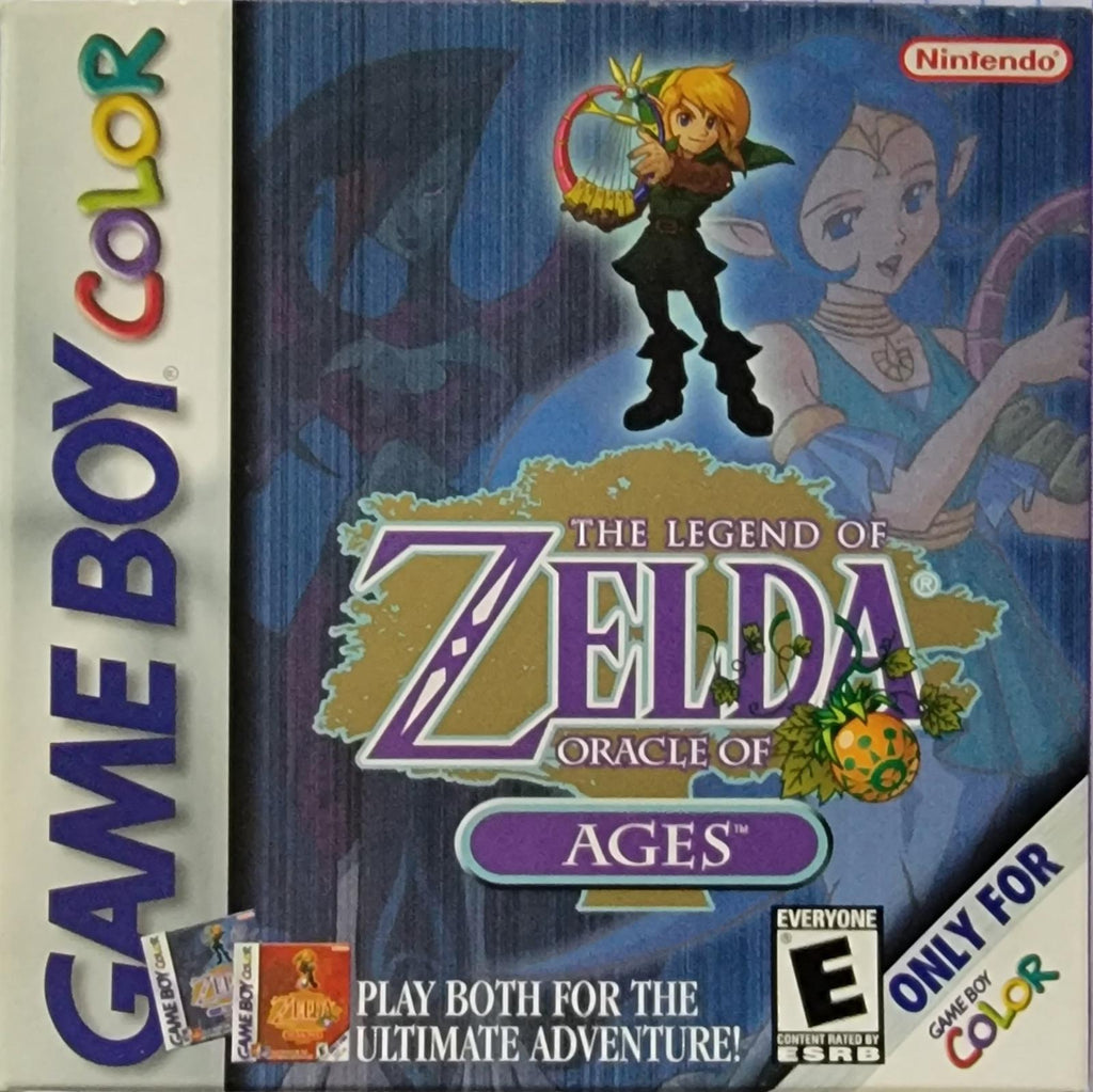 Sizzlin Games - Zelda Oracle of Ages - Video Game - GameBoy Color