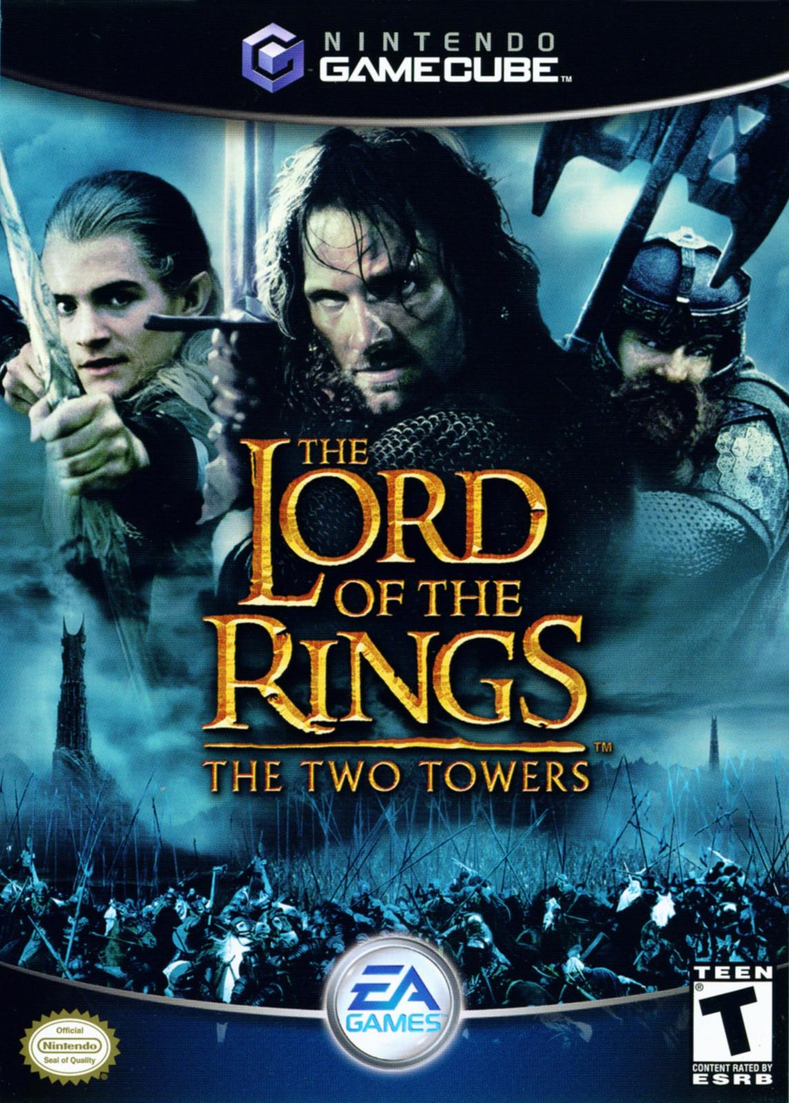 Sizzlin Games - Lord of the Rings Two Towers - Video Game - Gamecube