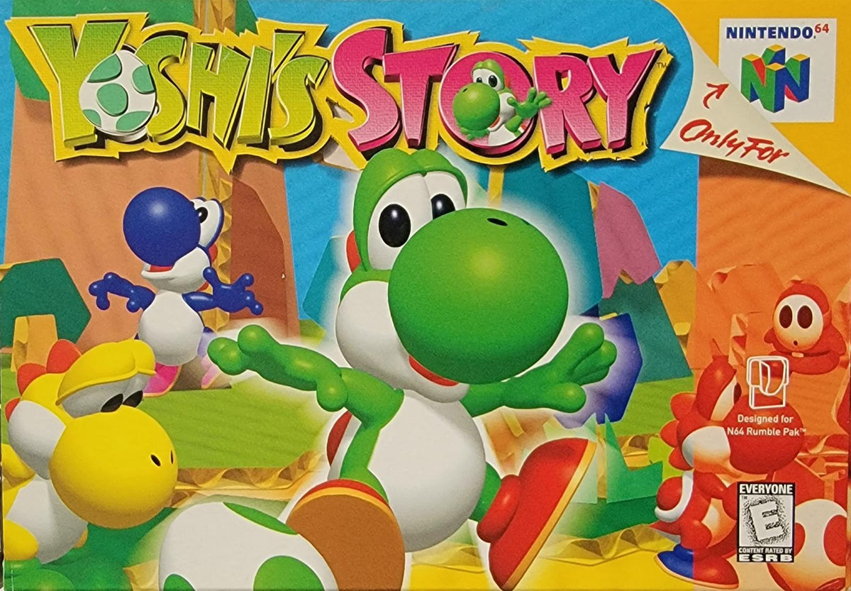 Sizzlin Games - Yoshi's Story - Video Game - Nintendo 64