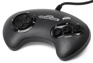 Sizzlin Games - Sega Genesis 3 Button Controller - Video Game - Sega Genesis