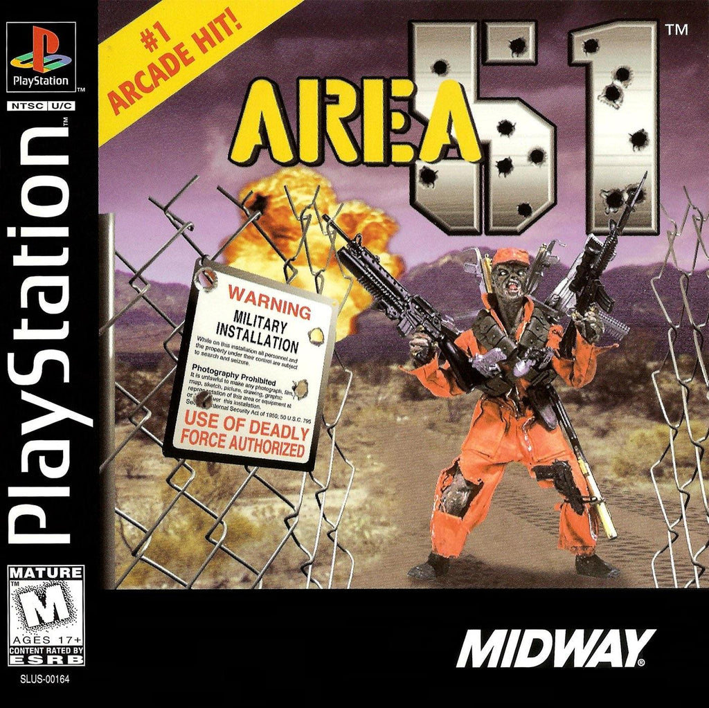 Sizzlin Games - Area 51 - Video Game - Playstation