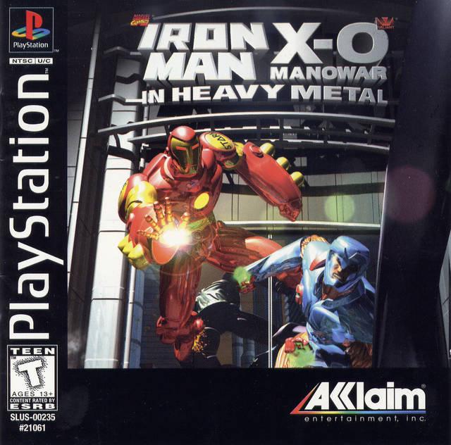 Sizzlin Games - Iron Man X-O Manowar in Heavy Metal - Video Game - Playstation