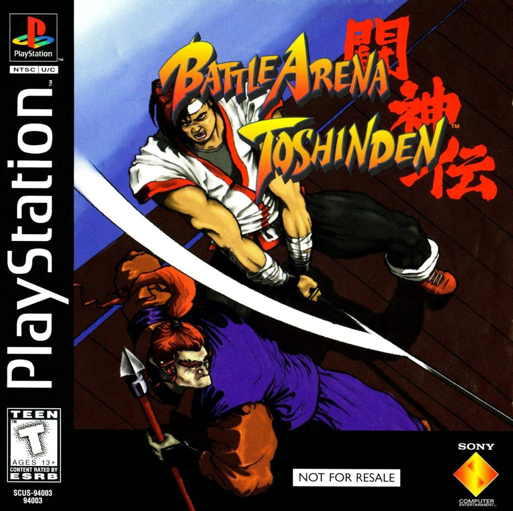 Sizzlin Games - Battle Arena Toshinden [Not for Resale] - Video Game - Playstation