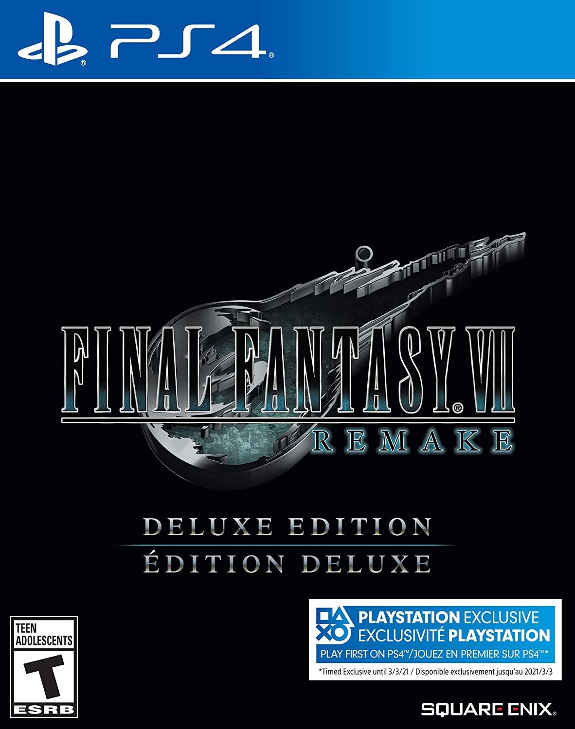 Final Fantasy VII Remake [Deluxe Edition] - Playstation 4