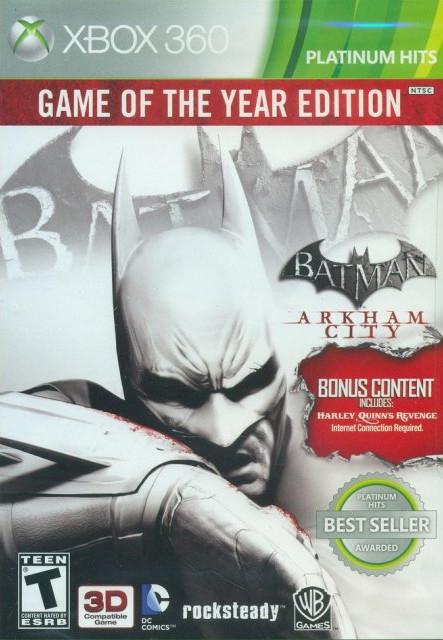 Sizzlin Games - Batman: Arkham City [Game of the Year Platinum Hits] - Video Game - Xbox 360