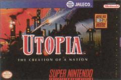 Sizzlin Games - Utopia The Creation of a Nation - Video Game - Super Nintendo