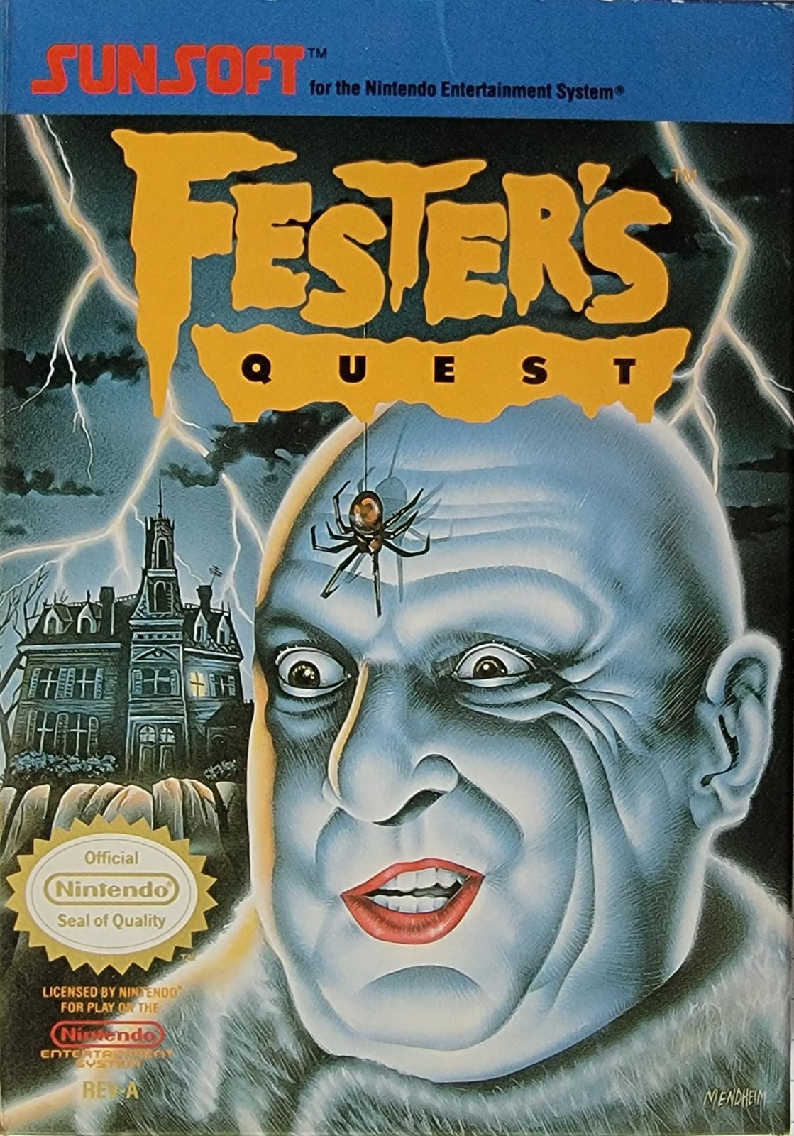 Sizzlin Games - Fester's Quest - Video Game - NES