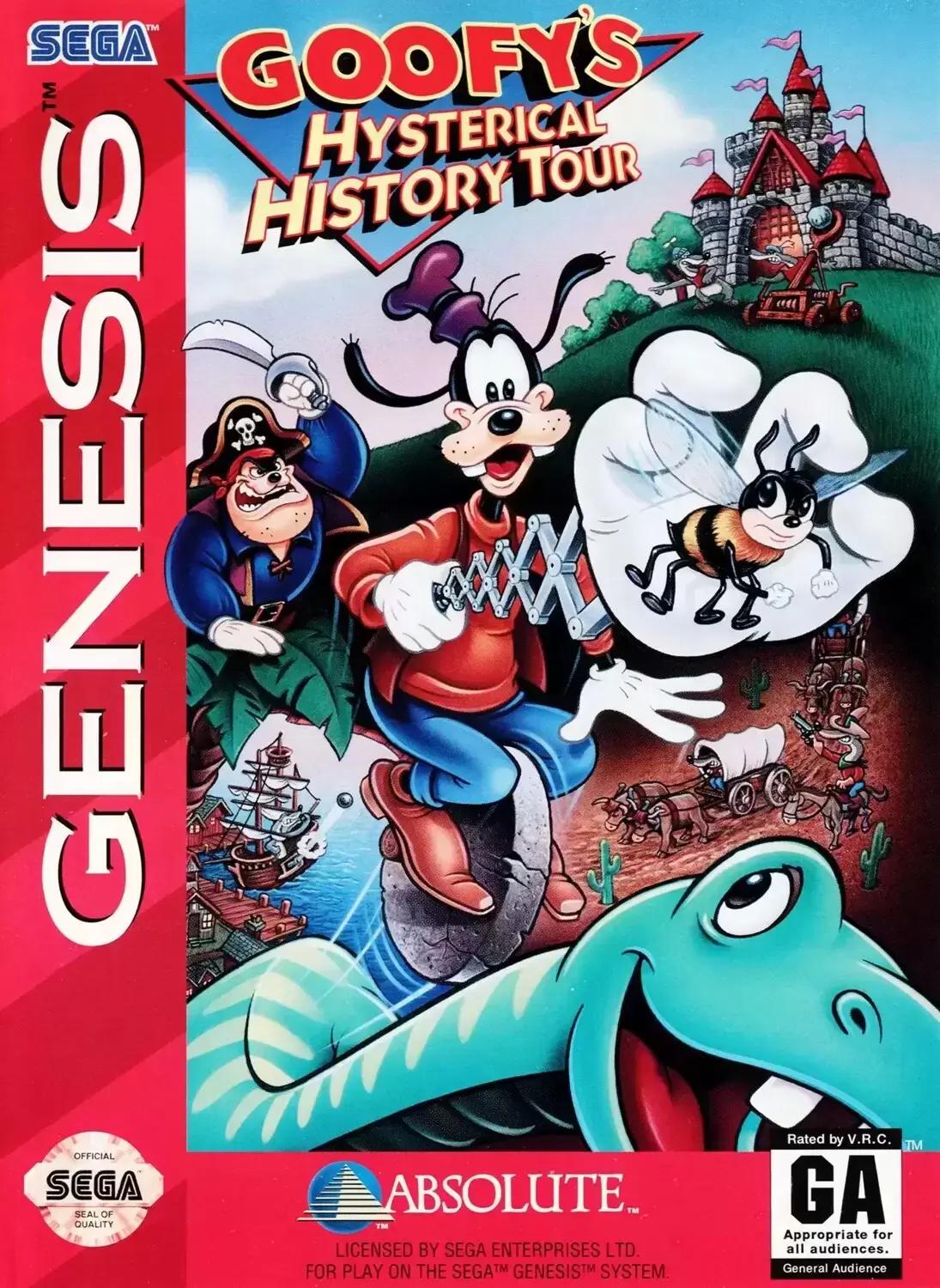 Goofy's Hysterical History Tour - Sega Genesis
