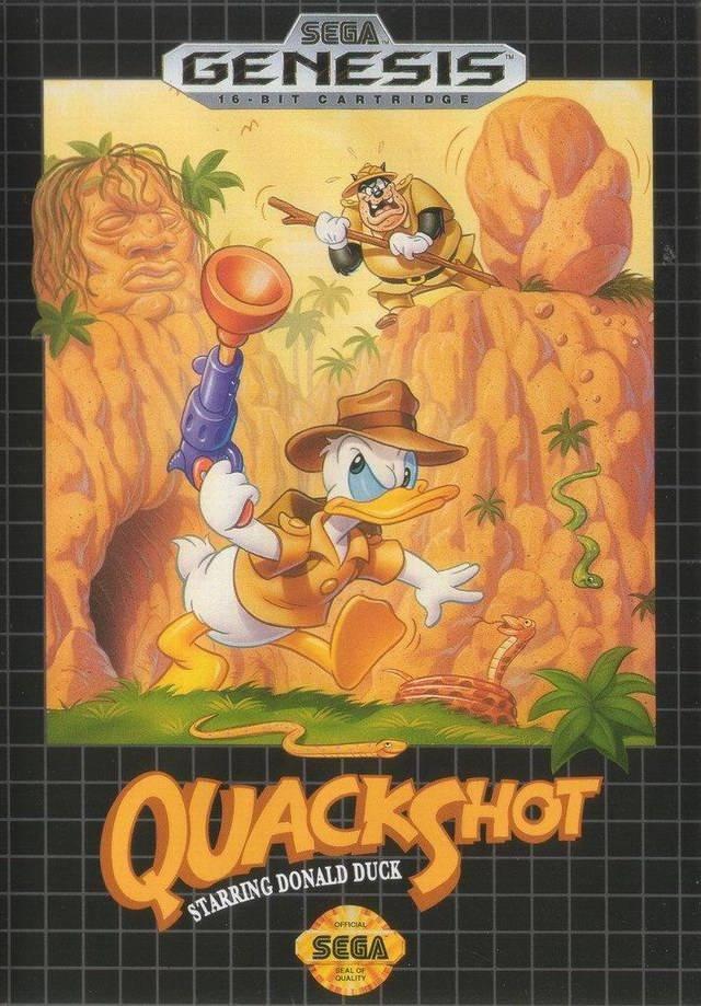 Sizzlin Games - QuackShot Starring Donald Duck - Video Game - Sega Genesis