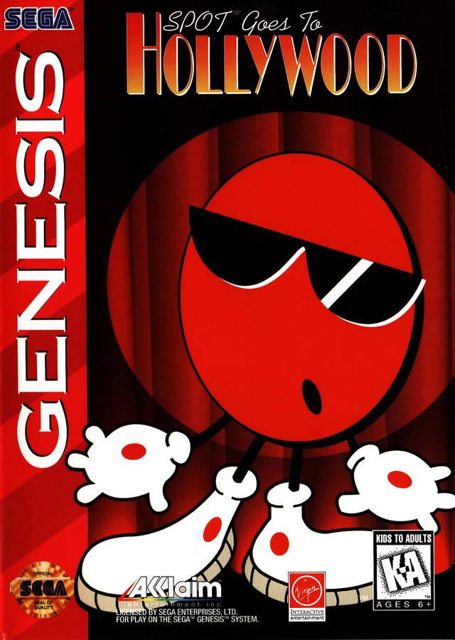 Sizzlin Games - Spot Goes To Hollywood - Video Game - Sega Genesis