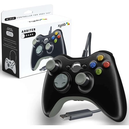 Black Wired Xbox 360 XYAB Controller - Xbox 360